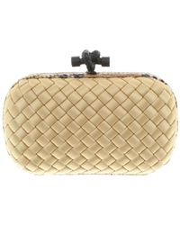 Bottega Veneta "Knot Clutch" - Mettallic