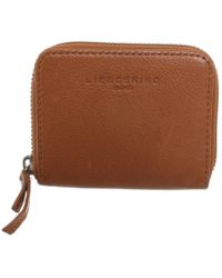 Liebeskind Berlin Täschchen/Portemonnaie aus Leder - Braun