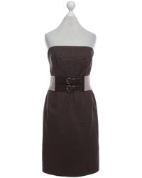 Michael Kors Bandeau-Kleid - Braun