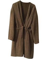 Giorgio Armani Wollmantel - Grün