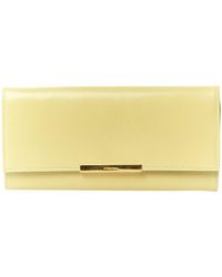 Miu Miu Täschchen/Portemonnaie aus Leder - Gelb