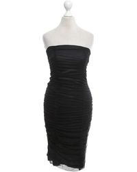 Pinko Kleid mit Raffung - Schwarz