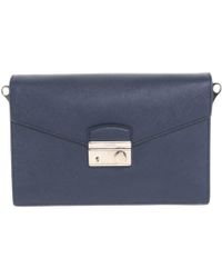 Prada Handtasche aus Saffiano-Leder - Blau