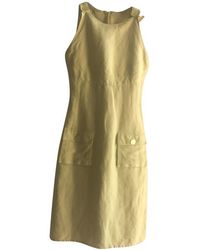 Valentino Leinenkleid - Grün