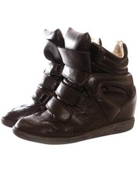 Isabel Marant Sneaker-Wedges - Schwarz
