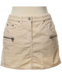 Étoile Isabel Marant Rock aus Feincord - Natur