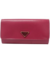 Prada Clutch aus Leder - Mehrfarbig