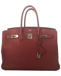 Hermès Birkin Bag 35 aus Leder - Rot