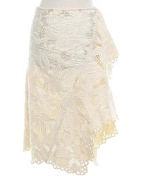 Marni Spitzen-Rock - Natur