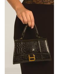 Rebellious Fashion - Croc Embossed Top Handle Bag - Lyst