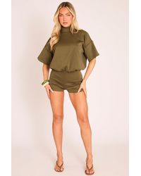 Rebellious Fashion - Open Back Micro Playsuit - Lyst