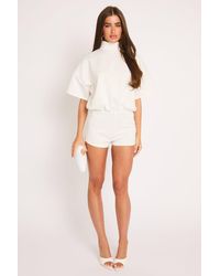 Rebellious Fashion - Open Back Micro Playsuit - Lyst