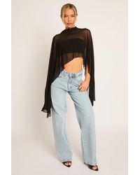 Rebellious Fashion - High Neck Cape Top - Lyst