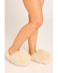 Rebellious Fashion - Fluffy Mule Slippers - Lyst
