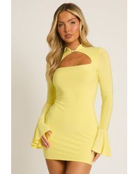 Rebellious Fashion - High Neck Long Sleeve Mini Dress - Lyst