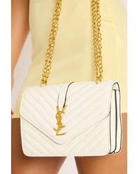 Rebellious Fashion - Logo Detail Faux Leather Quilted Shoulder Bag - Lyst