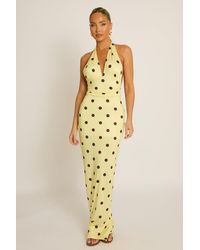 Rebellious Fashion - Halterneck Tie Back Maxi Dress - Lyst