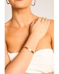 Rebellious Fashion - Logo Detail Bangle - Lyst