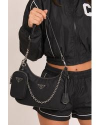 Rebellious Fashion - Nylon Logo Detail Shoulder Bag - Lyst