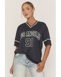 Rebellious Fashion - Oversized Varsity Football T-Shirt - Lyst