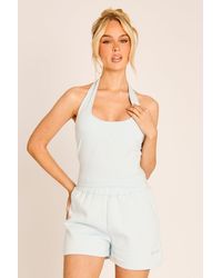 Rebellious Fashion - Light Rebellious Logo Jersey Jogger Shorts - Lyst