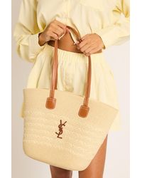 Rebellious Fashion - Woven Logo Detail Tote Bag - Lyst