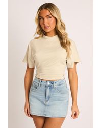 Rebellious Fashion - Short Sleeve Cinched Waist T-Shirt - Lyst