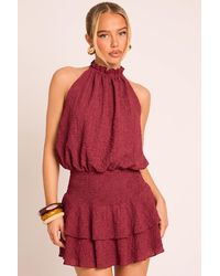 Rebellious Fashion - Textured Flippy Playsuit - Lyst