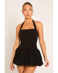 Rebellious Fashion - Halterneck Puffball Mini Dress - Lyst