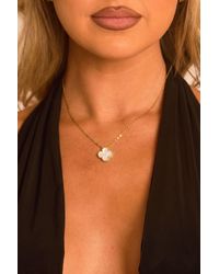 Rebellious Fashion - Clover Charm Necklace - Lyst