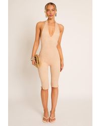 Rebellious Fashion - Lace Corset Capri Jumpsuit - Lyst