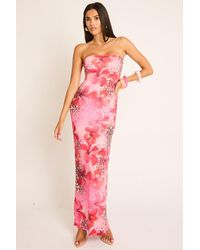 Rebellious Fashion - Leopard Bandeau Maxi Dress - Lyst