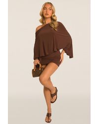 Rebellious Fashion - Asymmetric Batwing Mini Dress - Lyst
