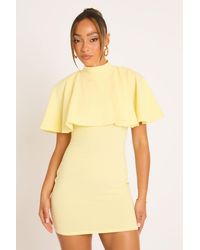 Rebellious Fashion - Cape Detail Mini Dress - Lyst