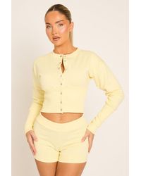 Rebellious Fashion - Popper Front Top And Shorts Loungewear Co-Ord Set - Lyst