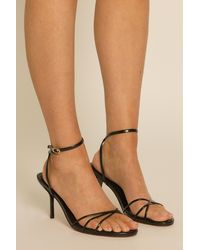Rebellious Fashion - Strappy Ankle Tie Stiletto Heels - Lyst