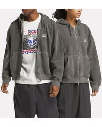 Reebok - X Obey Zip-up Hoodie - Lyst