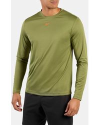 Reebok - Id Train Long Sleeve Tech Tee, Afmeting - Lyst