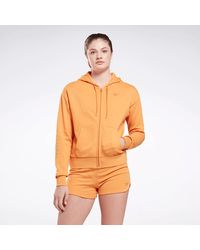 Reebok - Identity Small Logo French Terry Zip-up Hoodie - Lyst
