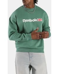 Reebok - Logo Crewneck Sweatshirt - Lyst