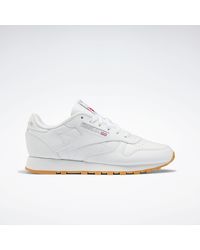 Reebok - Klassische Ledersneaker, /Pure/ Größe - Lyst