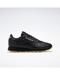 Reebok - Classic Leather Sneakers, /Pure - Lyst