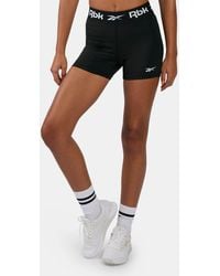 Reebok - Id Train Ruched Booty Shorts - Lyst