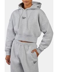 Reebok - Sweat À Capuche Court Wardrobe Essentials, Taille - Lyst