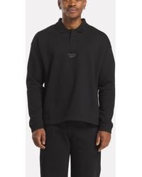 Reebok - Wardrobe Essentials Long Sleeve Polo - Lyst