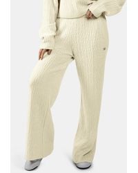 Reebok - Elevated Athletic Cable Knit Track Pants - Lyst