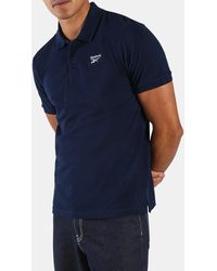 Reebok - Blaze Embroidered Short-Sleeve Polo Shirt - Lyst