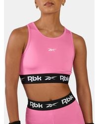 Reebok - Id Train Cutout Sportbeha Topunisex, Afmeting - Lyst