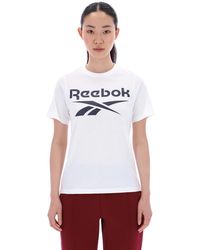 Reebok - Id Big Logo Crewneck Short Sleeve Tee - Lyst