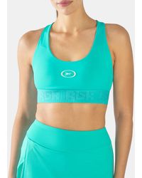 Reebok - Athlete Speed Cut Out Sports Bra - Lyst
